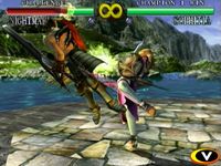 une photo d'Ã©cran de Soul Calibur sur Sega Dreamcast